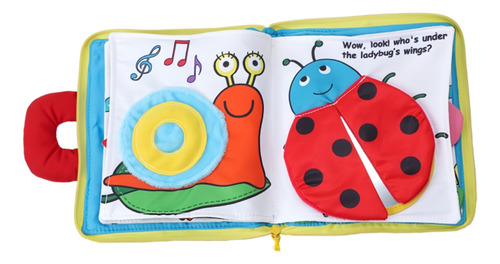Libro De Tela Suave Para Bebés De Educación Temprana, Juguet