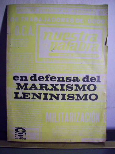 Adp En Defensa Del Marxismo Leninismo / Ed Anteo 1968 Bs As