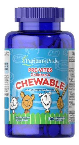 Puritan's Pride | Pre-vites Children's Multivitamin Chewable