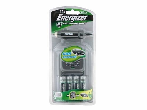 Energizer Kit Cargador Casa-auto Y 4 Pilas Aa (mercado Pago)