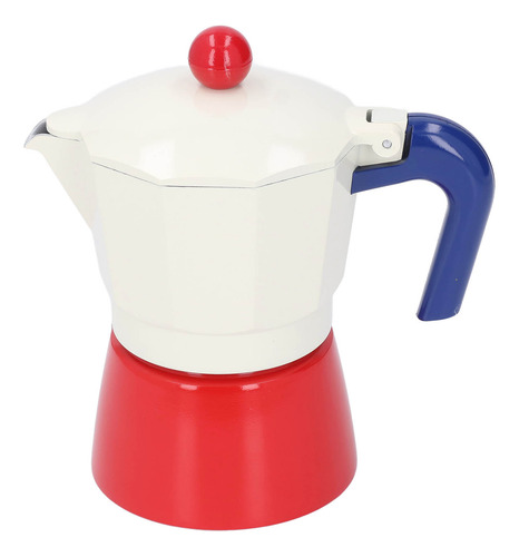 Cafetera De Aluminio Para Estufa, 3 Tazas, 150 Ml, Fácil De