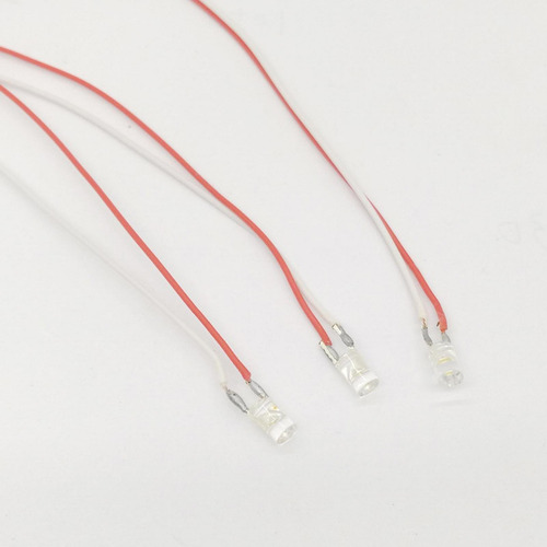 2 Cables Led Con Cable Blanco Cálido Rojo Amarillo Azul