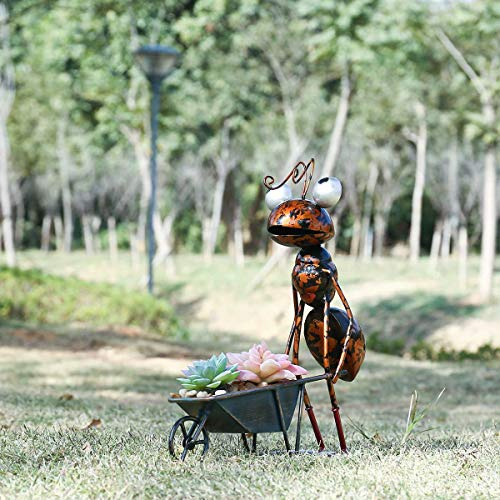 Escultura De Metal Para Decoración De Jardín Con Hormigas De