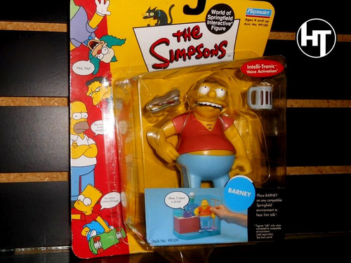 Imagen 5 de 7 de Los Simpson, Barney Gumble, Figura, Playmates Toys, 5 Pulgad