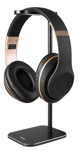 Estande Titular Cabide De Metal Fone De Ouvido, Fone Preto