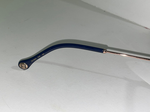 Lentes Carolina Herrera Ch0022 Col Azul Havana Original Azul (Usado)