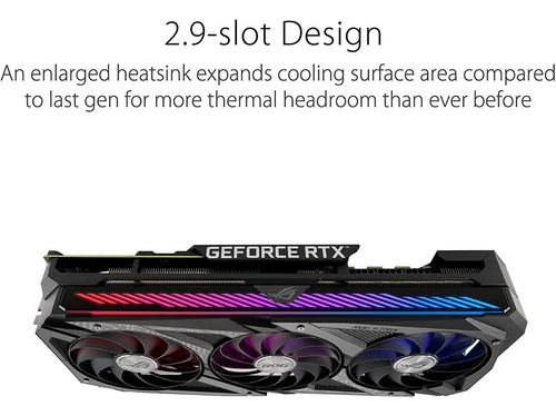 Imagen 4 de 6 de Asus Rog Strix Nvidia Geforce Rtx 3070 Ti Oc Edition Gaming