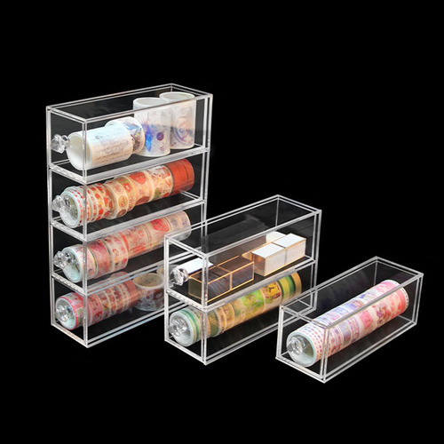Caixa De Armazenamento De Fita Washi, Organizador 3 Camadas