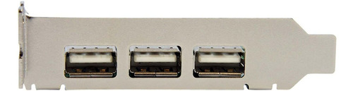 Startech.com Tarjeta Usb De 4 Puertos Pci Express De Perfil