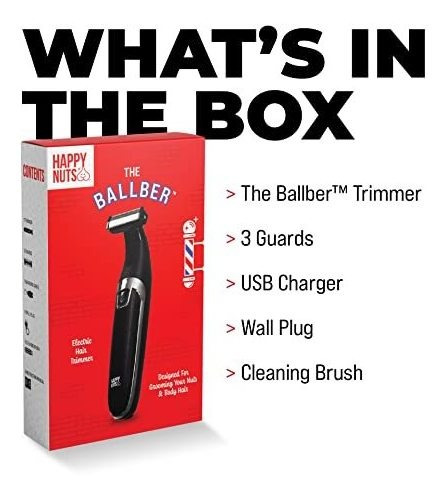 Rasuradora Para Hombre The Ballber Recargable -negro
