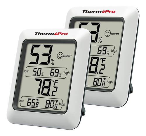 Thermopro Tp50 - Termómetro Higrómetro Digital Para Interior