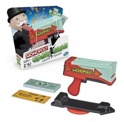 Imagen 2 de 3 de Monopoly Millonario Al Instante Lanza Billetes Hasbro