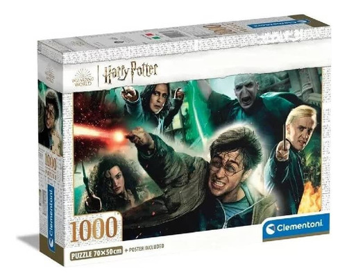 Rompecabezas Harry Potter Duelo 1000 Piezas Clementoni