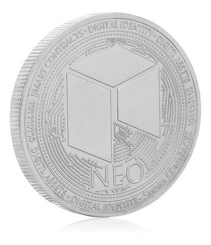 Imagen 2 de 9 de Criptomoneda Neo Moneda Física Coleccionable Con Cápsula