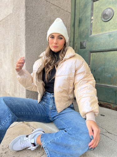 Campera Puffer Metalizada Dorgman
