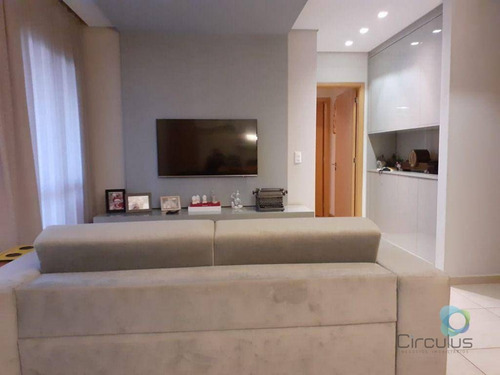 Edifício Cabreuva - Apartamento Com 2 Suítes À Venda, 91 M² Por R$ 669.000 - Jardim Botânico - Ribeirão Preto/sp - Ap3007