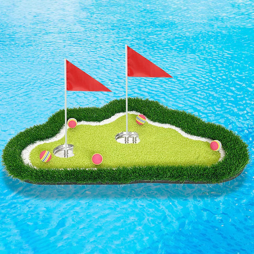Juego De Juego Verde De Golf Flotante Mostín De Práctica