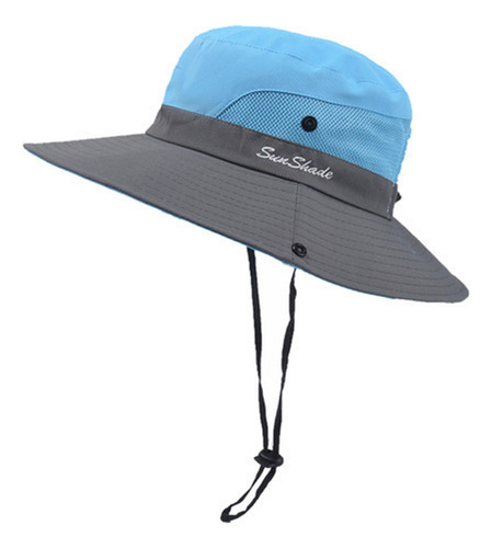 * Sombrero De Sombrilla Sólido Y Transpirable For Mujer,