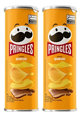 Salgadinho De Batata Pringles Queijo 109g Kit C/2 Unidades!