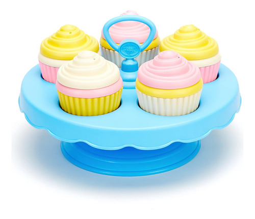 Juego De Cupcake De Juguetes Verdes