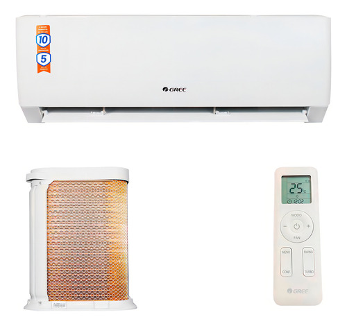 Ar-condicionado split Gree GWH30AGEXH-S3 inverter 30000 btus cor branco 220v