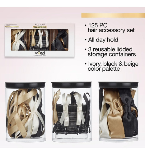 Scunci By Conair - Juego De Accesorios Para El Cabello De 12