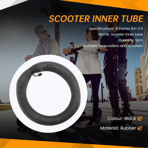 Y Tubo Interior Para Scooter De 8 Pulgadas, 8x1 1/4, Con