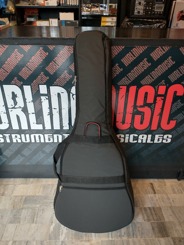Imagen 2 de 10 de Funda Guitarra Acustica Full Acolchada Impermeable Mochila