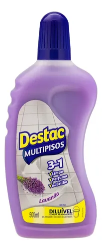 Destac Limpador multipisos Destac lavanda em frasco 500 mL | MercadoLivre
