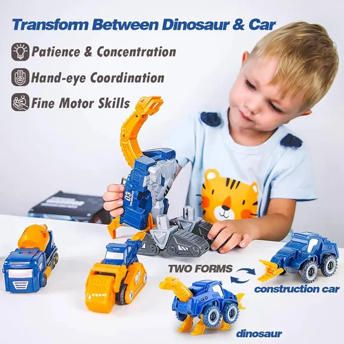 Juego De Transformación De Carros Pengjia 5 En 1 Robot