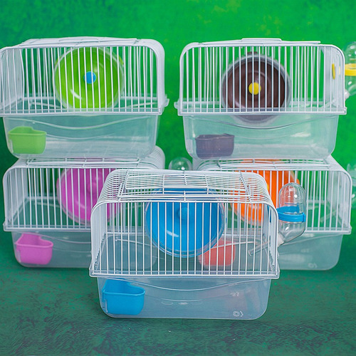 Imagen 3 de 6 de Hamster Jerbo Jaula Para Ratones Casa Parque Infantil