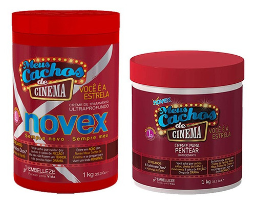 Novex Cachos De Cinema Kit X 2 - G A $36 - g a $105