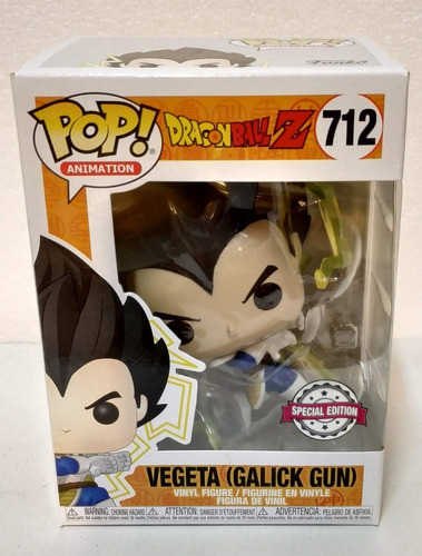 Funko Pop! Dragon Ball Z - Vegeta (galic Gun) (46058) - 712