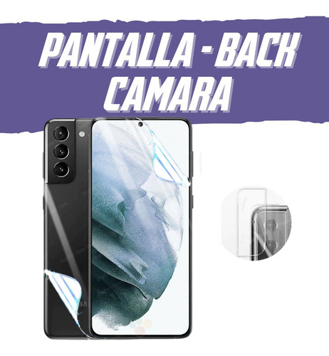 Film Hidrogel Frontal Back Camara Para Samsung S22 Ultra 5g