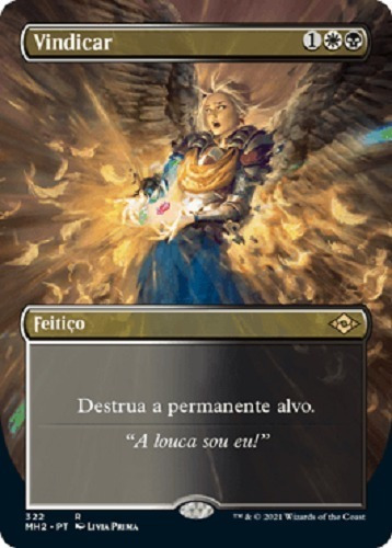 Full Art - Vindicar // Vindicate - Nm - Magic The Gathering