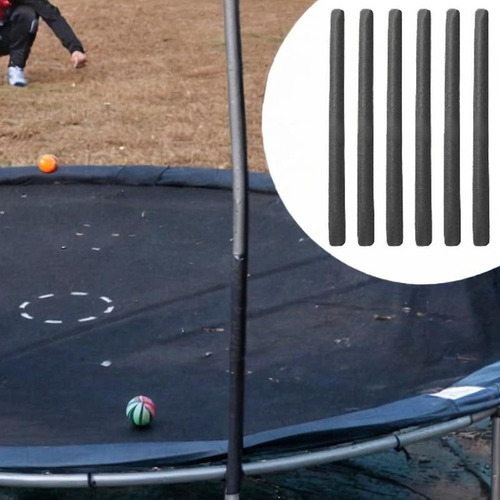 Mangas De Espuma De Trampolín De 6 Piezas Espuma De Negro