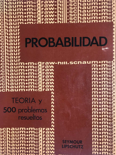 Libro Probabilidad Teoría Y 500 Problemas Resueltos
