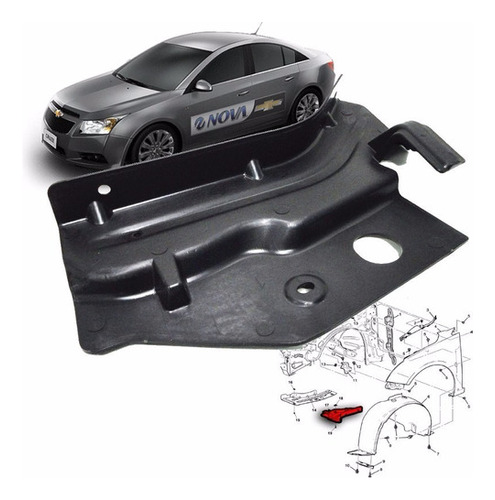 Deflector Frontal De Aire Chevrolet Cruze Original Gm