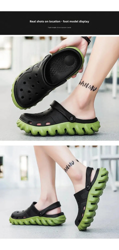 Sandalias De Playa Antideslizantes Para Hombre, Zuecos De Ja