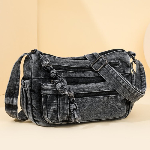 Talla Única: Bolso De Hombro De Mezclilla Retro Transfronter
