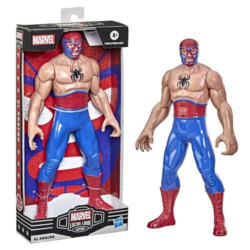 Figura De Acción Hasbro Marvel Lucha Libre El Aracno 24 Cm