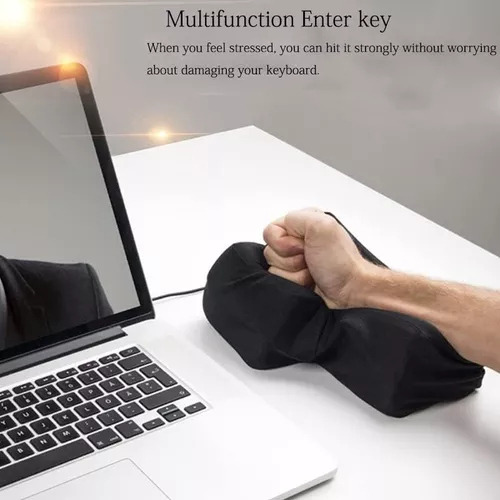 Tecla Enter Gigante Antiestrés Usb Para Computadora Almohada