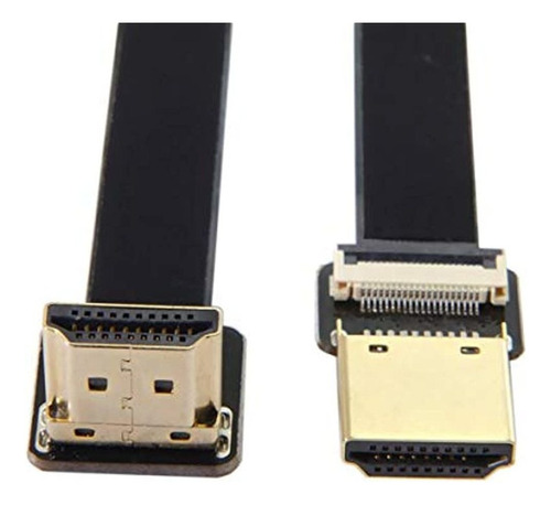 Cyfpv Fpv Hdmi Macho A En Angulo 90d Hdmi Macho Hdtv Fpc Ca