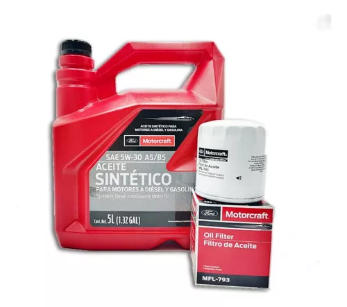 Aceite Sintetico 5W30 Omnicraft Ford 5 litros – FORD RESLAY