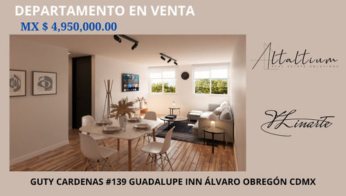 Departamento En Venta En Guadalupe Inn Alvaro Obregon Cdmx I Vl11-ca-012