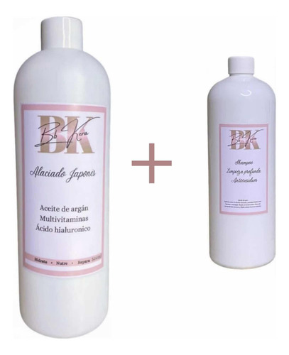 Alaciado Japones 500 Ml + Shampoo De Limpieza Profunda