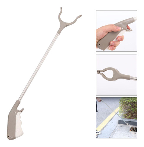 2 Recoger Reacher Útil Picker Herramienta De Acero
