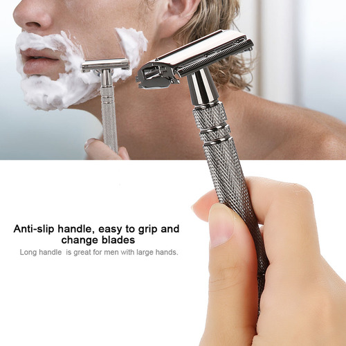 Z Afeitadora De Barba Manual Razor Safety De Doble Filo