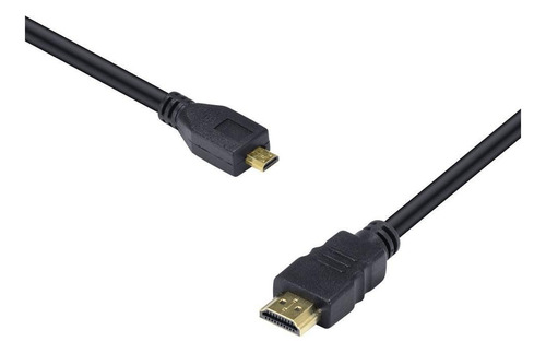 Cabo Micro Hdmi X Hdmi 2 Metros 2.0 Alta Qualidade 4k Câmera