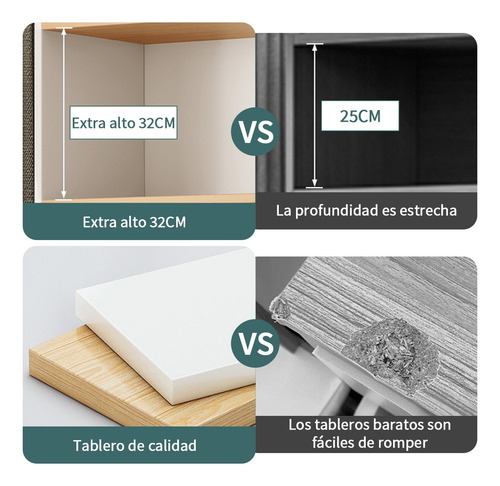Estante Librero Madera Modernos Con 2 Cajones Y 2 Puertas Blanco